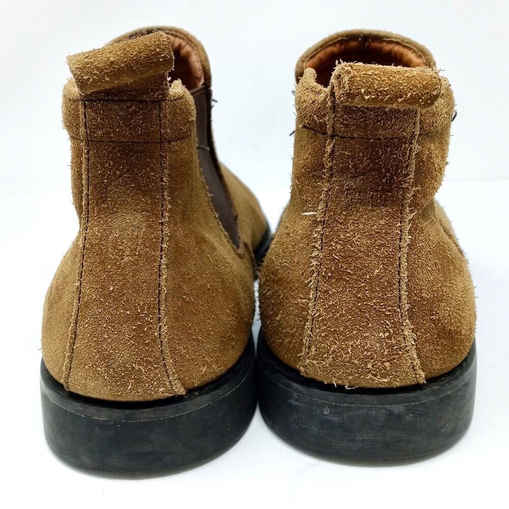 Polo Ralph Lauren Waterbury Oiled Suede Chelsea Boots Men's Size 9.5 - Picture 4 of 11